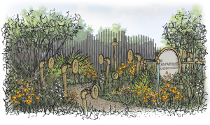 Alan Partridge Sound Bath Garden Sketch